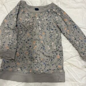 GUC Gap Floral Sweatshirt 2T